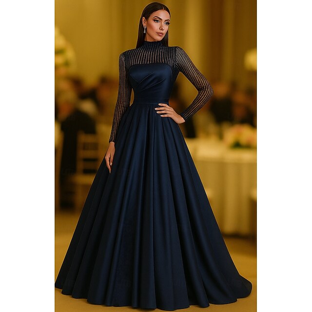 floor length formal dresses Ladivine CD340 Size 10 Nova Purple Long Satin Overskirt Prom Dress Formal Pageant Gown fitted ruched