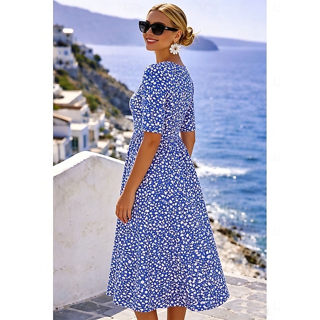 summer shift dress Jada Starfish Knit in White inspired character to this effortless shift silhouette Detachable self Buy Cream Mono Placement Floral
