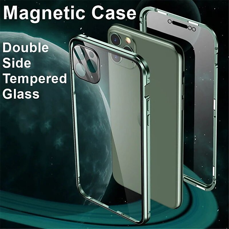 Custodia Magnetica In Metallo A 360° Per IPhone 16 15 14 Plus - Foto 11