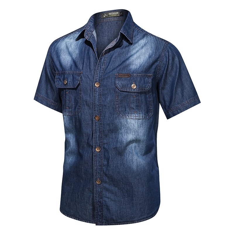 mens dusty blue dress shirt Brooklyn Brigade Dusty Blue Dress Shirt main image 1