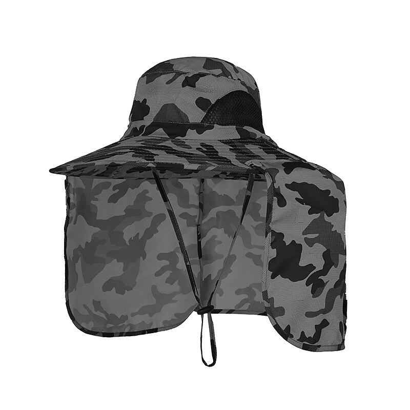 Cappello Regolabile Con Batteria 800 Mah Cappello Con Ventola Solare Con Patta Per Il Collo, Protezione UV UPF Cappello Estivo Protezione UPF50