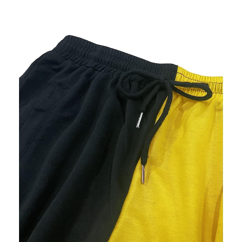 Women's Sweatpants Joggers Slacks Cotton White Yellow Gray Mid