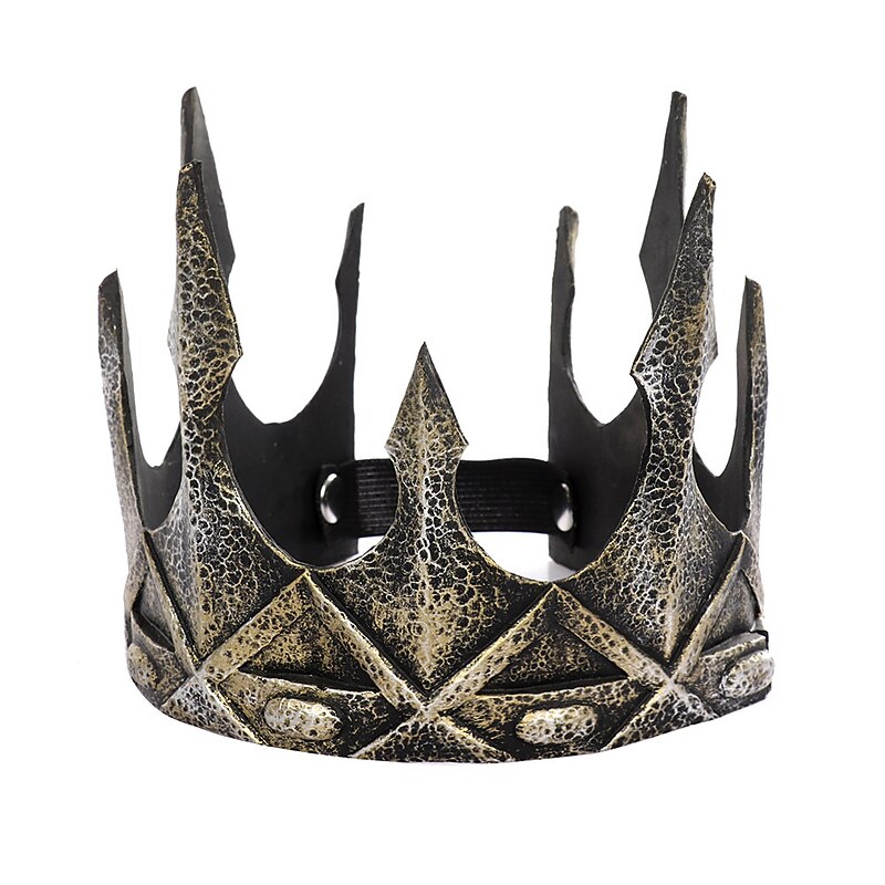 Corona Reale Barocca Uomo Con Strass Rossi - Vintage Fai Da Te, Matrimonio A Tema