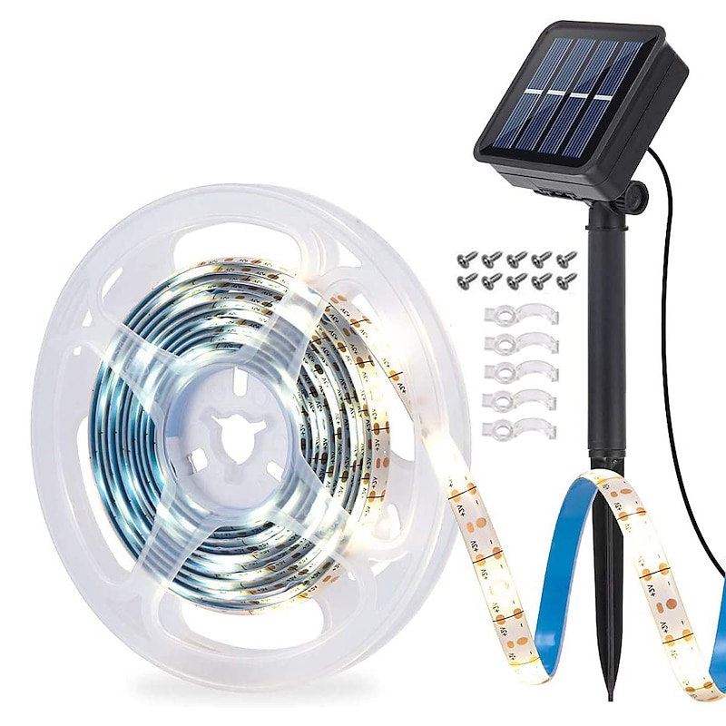 Luci solari RGBW per esterni, IP65, impermeabili, per giardino e paesaggio, accensione e spegnimento automatico per la decorazione della villa