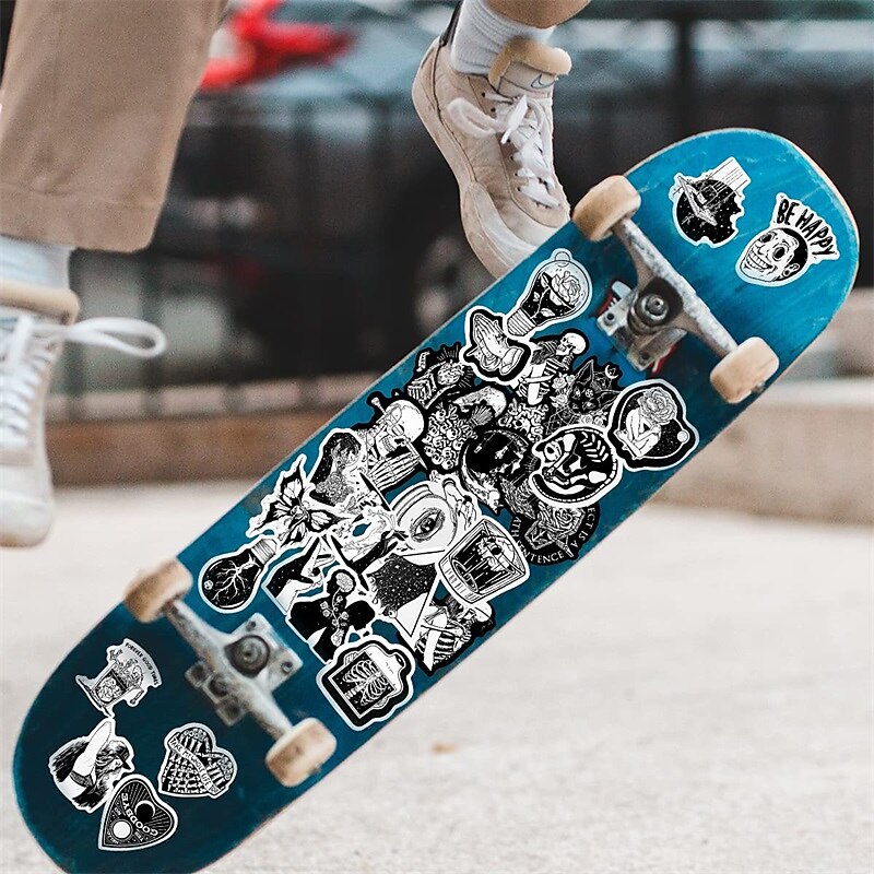 100 Pcs Cool Gothic Stickers Pack for Teens, Vinyl Punk Gothic Stickers for Water Bottle, Skateboard,Laptops,Computers,Mug, Notebook, Aesthetic