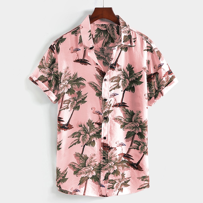 Men's Coconut Tree Palm Tree Tropical Plants Shirt Summer