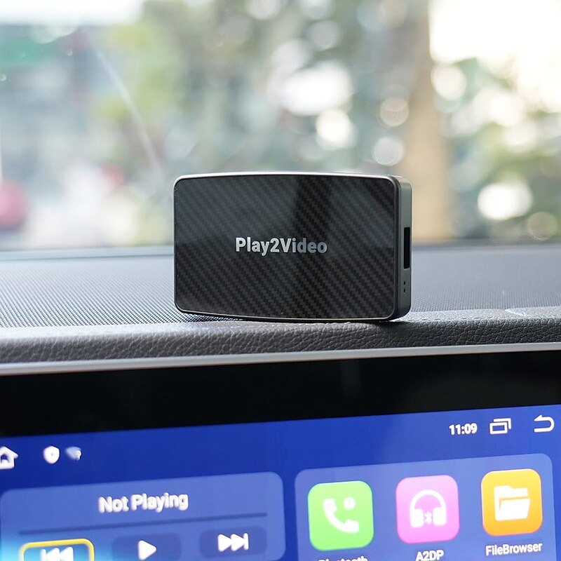 Ottocast Play2Video Wireless CarPlay Android Auto Adapter Built-in