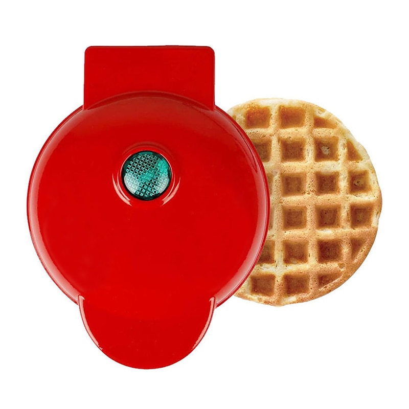  DASH DMW002AQ Mini Waffle Maker (2 Pack) for Individual Waffles  Hash Browns, Keto Chaffles with Easy to Clean, Non-Stick Surfaces, 4 Inch,  Aqua: Home & Kitchen