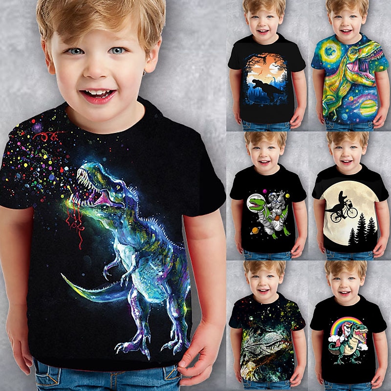 【CPGN STUDIO】COOL KIDS Short Sleeve T-shirt Amazon.com: Lgandpg Boys Girls Fashion 3D T-Shirt Kids Print