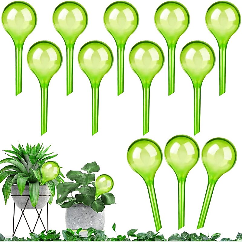 Globi di irrigazione per piante, lampadine autoirriganti in plastica