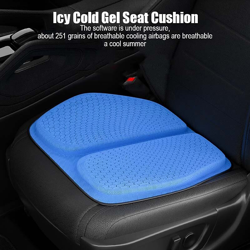 Gel Seat Cushion Summer Cool Pad Breathable Car Seat Cooling Pad