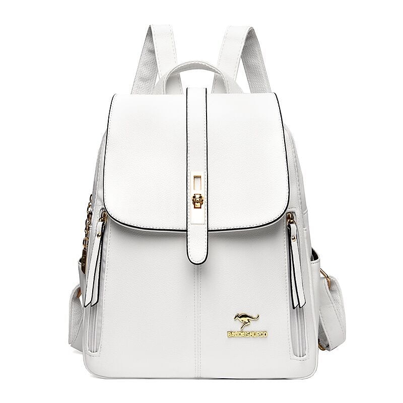 big white leather backpack The Ashley Small Purse Handbag – Maison Lane Boutique Faux leather Adjustable shoulder straps Applique and embroidery Printed details Kitty loves to travel Hello Kitty x Loungefly Classic