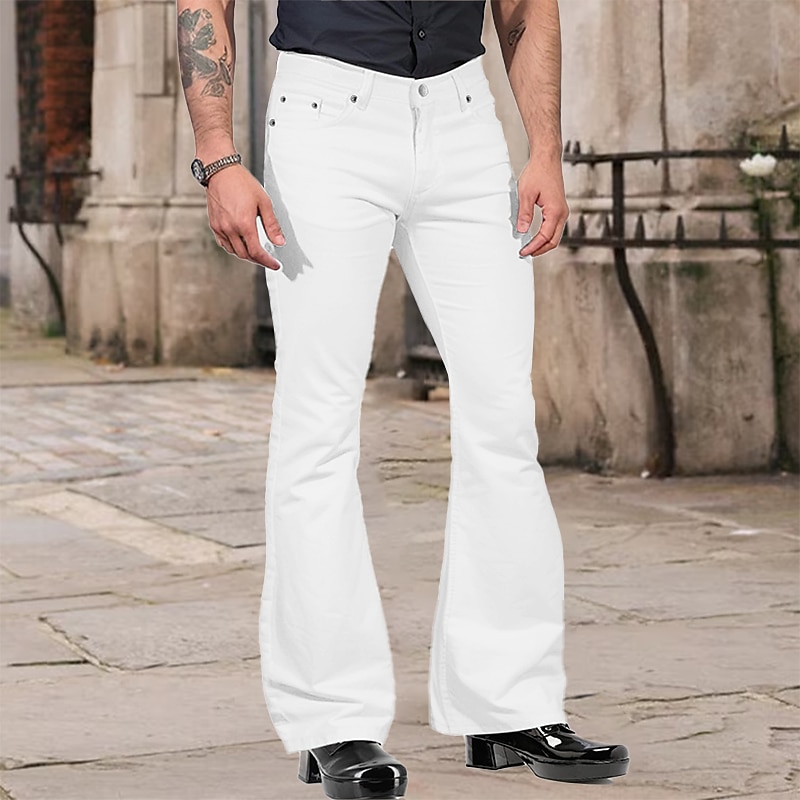 EVEDESIGN 70s Disco Pants for Men,Mens Bell Bottom Jeans India | Ubuy