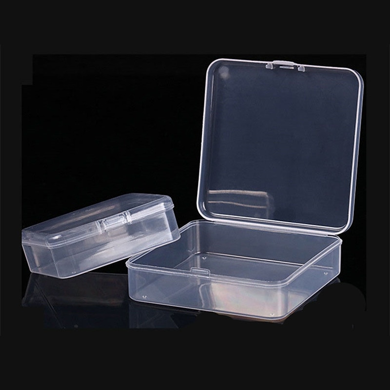 Square Plastic Box High Transparency Box Spare Parts Storage