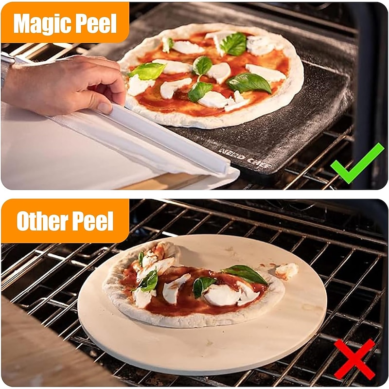 Sliding Pizza Peel - Pala-Pizza-Scorrevole, Pizza Peel Shovel with