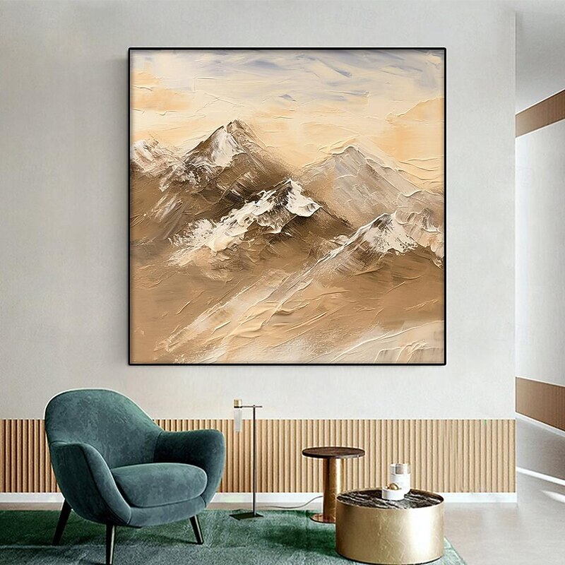 #油絵　#風景画　#山　一点もの　キャンバス　#ロッキー山脈 Amazon.co.jp: キャンバスに油絵 - 6 つの有名な壁アート