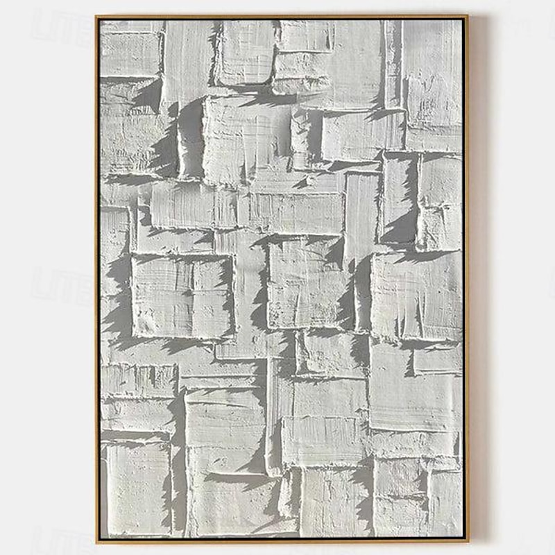 Beige Texture Wall Art Wabi-sabi Wall Art Solid Beige