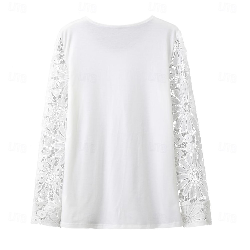 トップス Eaphi cotton lace patchwork blouse タイムセールeaphi cotton lace patchwork blouse - メルカリ