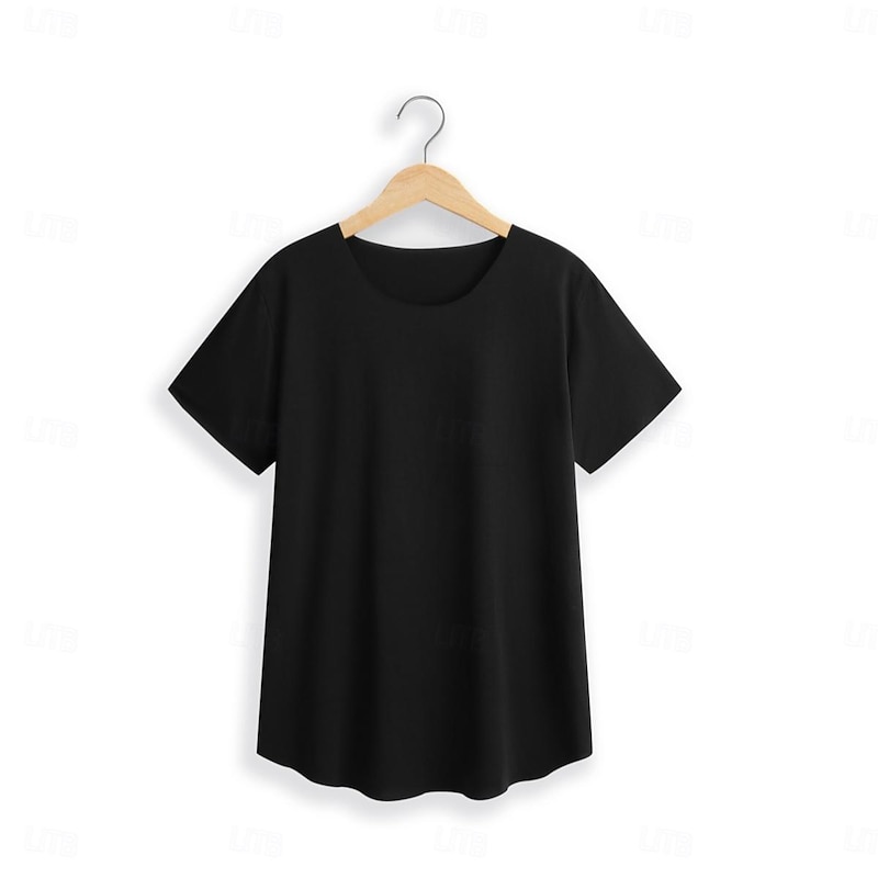 Men's T Shirt Short Sleeve Boat Neck Summer Plain Sports Fashion