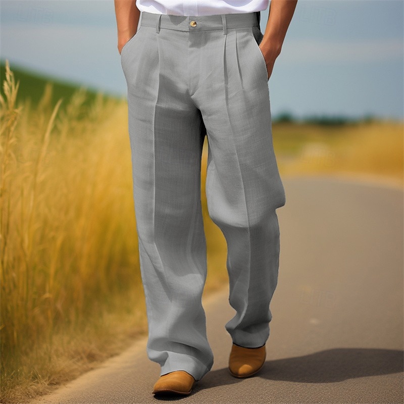 Pantaloni Tuta Larghi Uomo Pantaloni Della Tuta A Gamba Larga A Gamba Dritta Da Uomo Larghi Pantaloni Sportivi Alti Con Fondo Aperto Allenamento Yoga Vestibilità Ampia Foderato In Pile Pantaloni A Gamba - 4