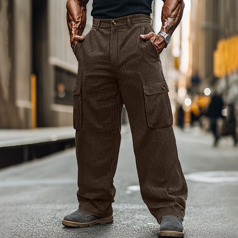【2plan】Tex double cargo strap corduroy pants 2plan】Tex double cargo strap corduroy pants (2plan/カーゴ