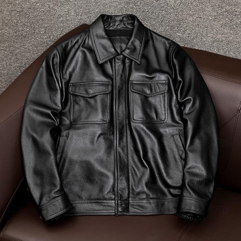 B'sLeather バイカーレザージャケット 2026年 男性用 レザージャケット バイカージャケット オートバイの