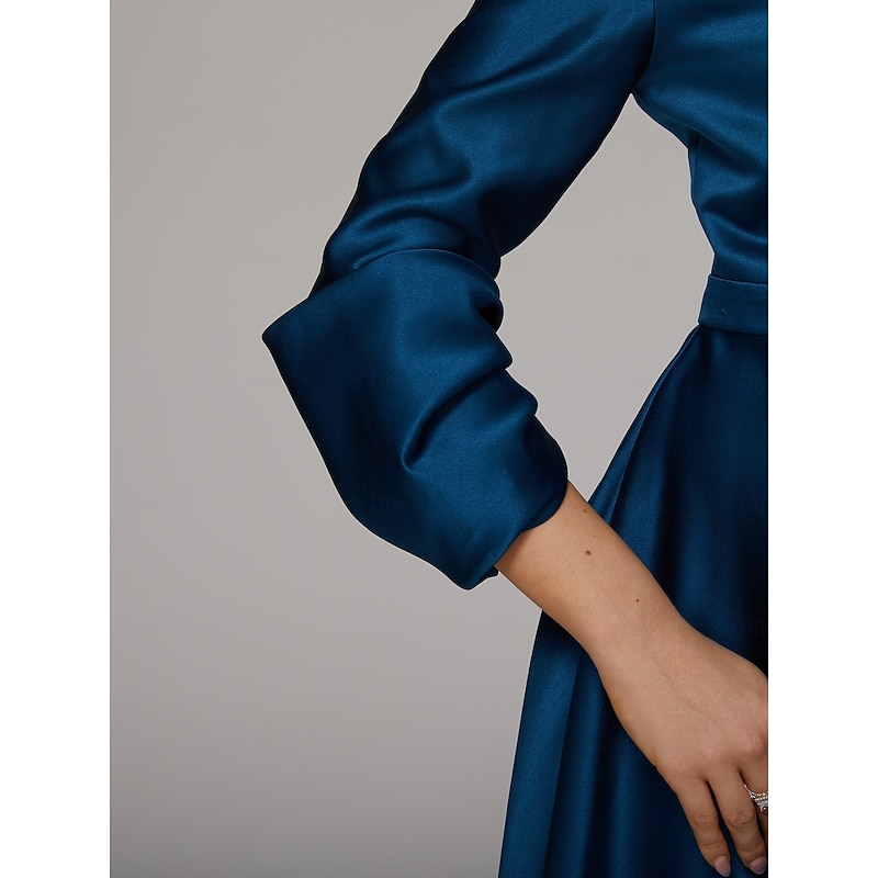 shein raglan sleeve tie front flare satin dress Raglan Sleeve Tie Front Flare Satin Dress