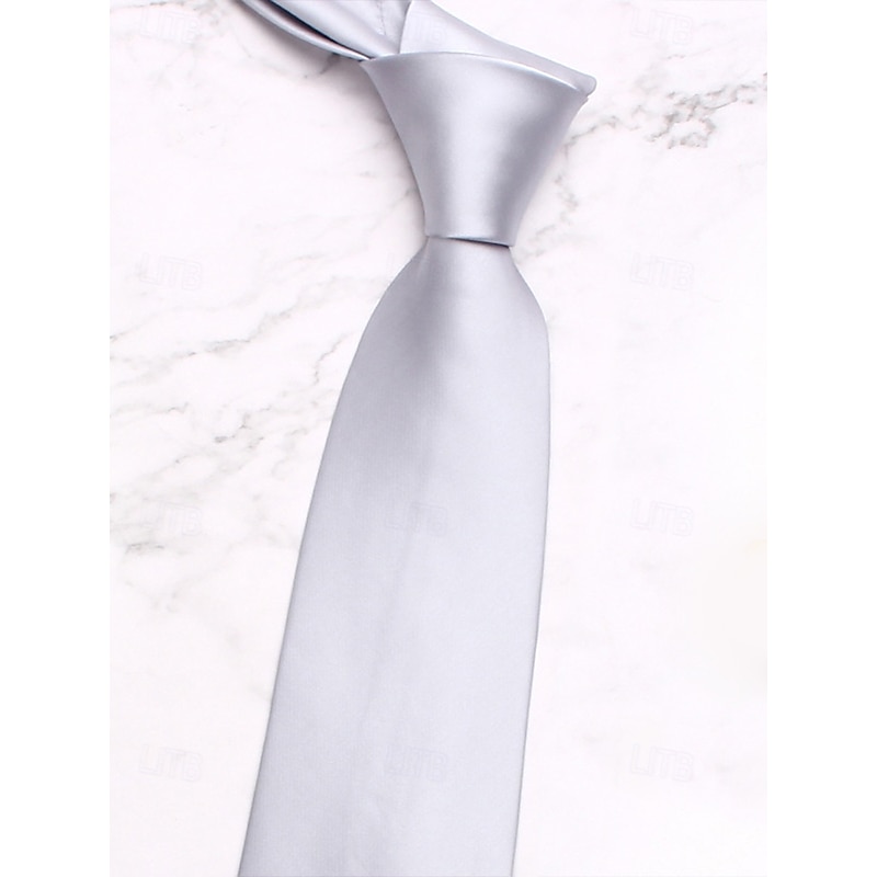 Cravatta Di Seta Tinta Unita Rossa Fatta A Mano 18005-13 - Italo - Foto 7