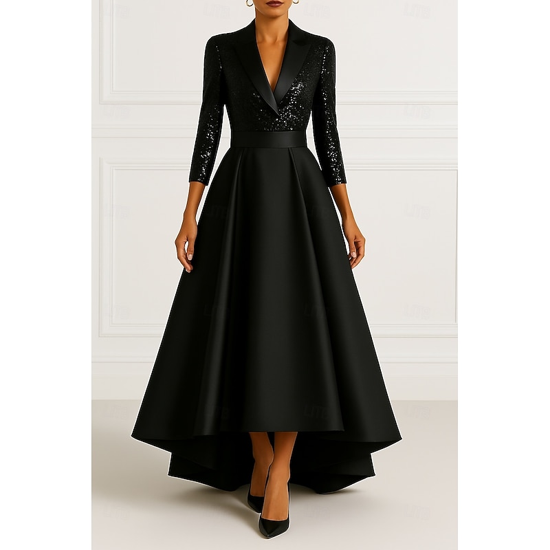 knee length dresses for ladies Claudia Tuxedo Dress main image 0