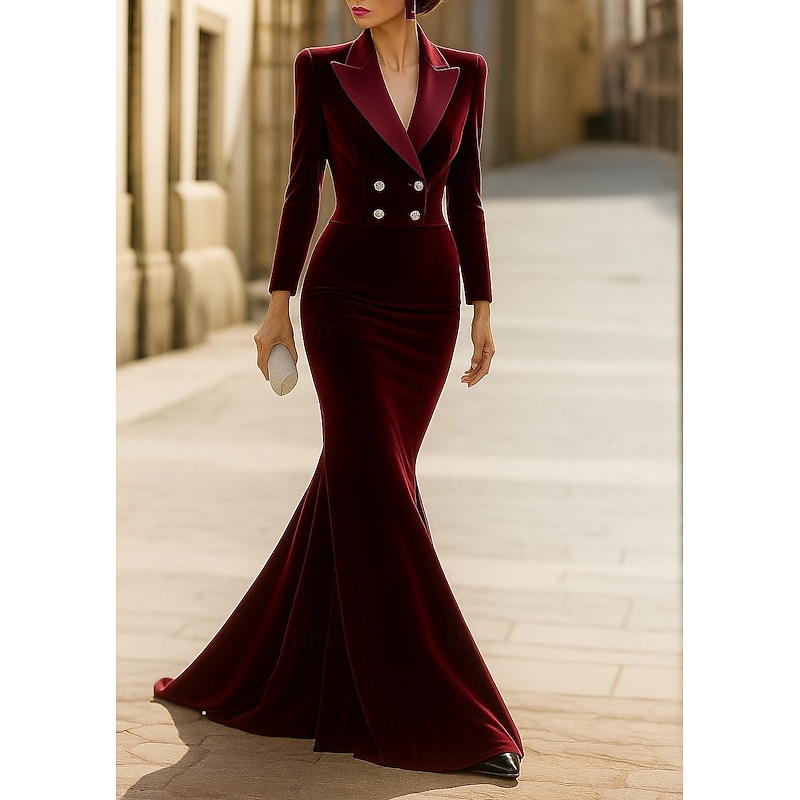 green emerald velvet dress Tuxedo Dress in White Size S(2-4) main image 1