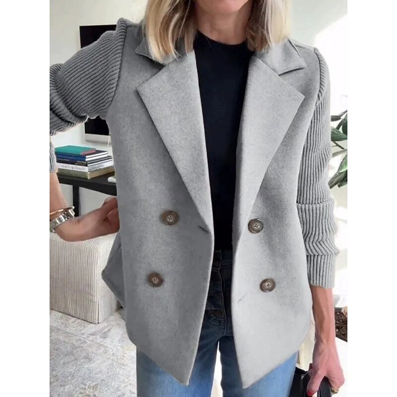 Giacca Casual Donna Chaqlin Wo - Slim Fit, Un Bottone, Tasche, In Poliestere, Elegante E Versatile