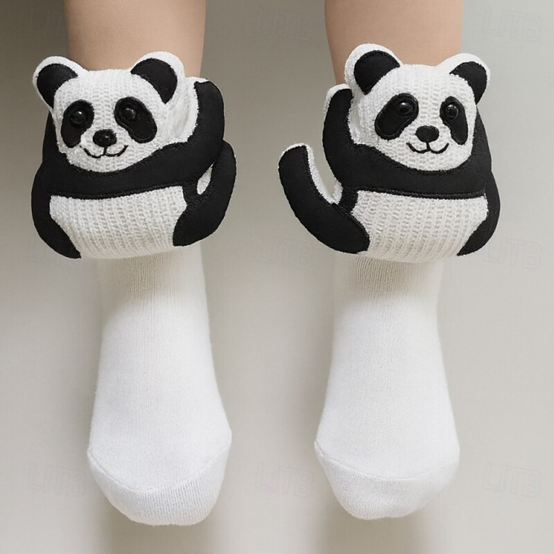Chaussettes Animaux 3D Tricotées Main – Modèles Mignons En Coton Double Couche Pour Toute La Famille