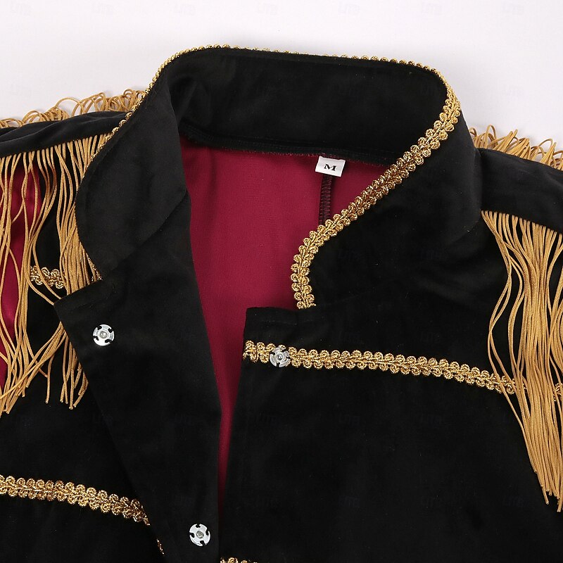 Costume Halloween Femme – Gilet Cirque Gothique, Veste Sans Manches Monsieur Loyal, Velours Et Métal