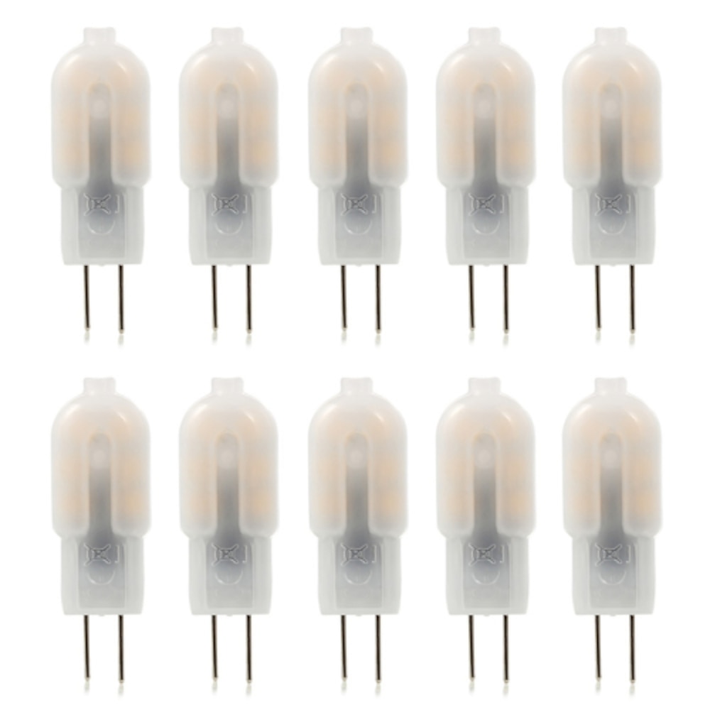 10 stücke 3 watt led bi-pin lichter birnen 300 lm g4 12 led perlen smd 2835 dimmbar landschaft 30 watt halogenlampe ersatz warm kalt weiß 360 grad strahlwinkel 220-240 v 12 v Lightinthebox