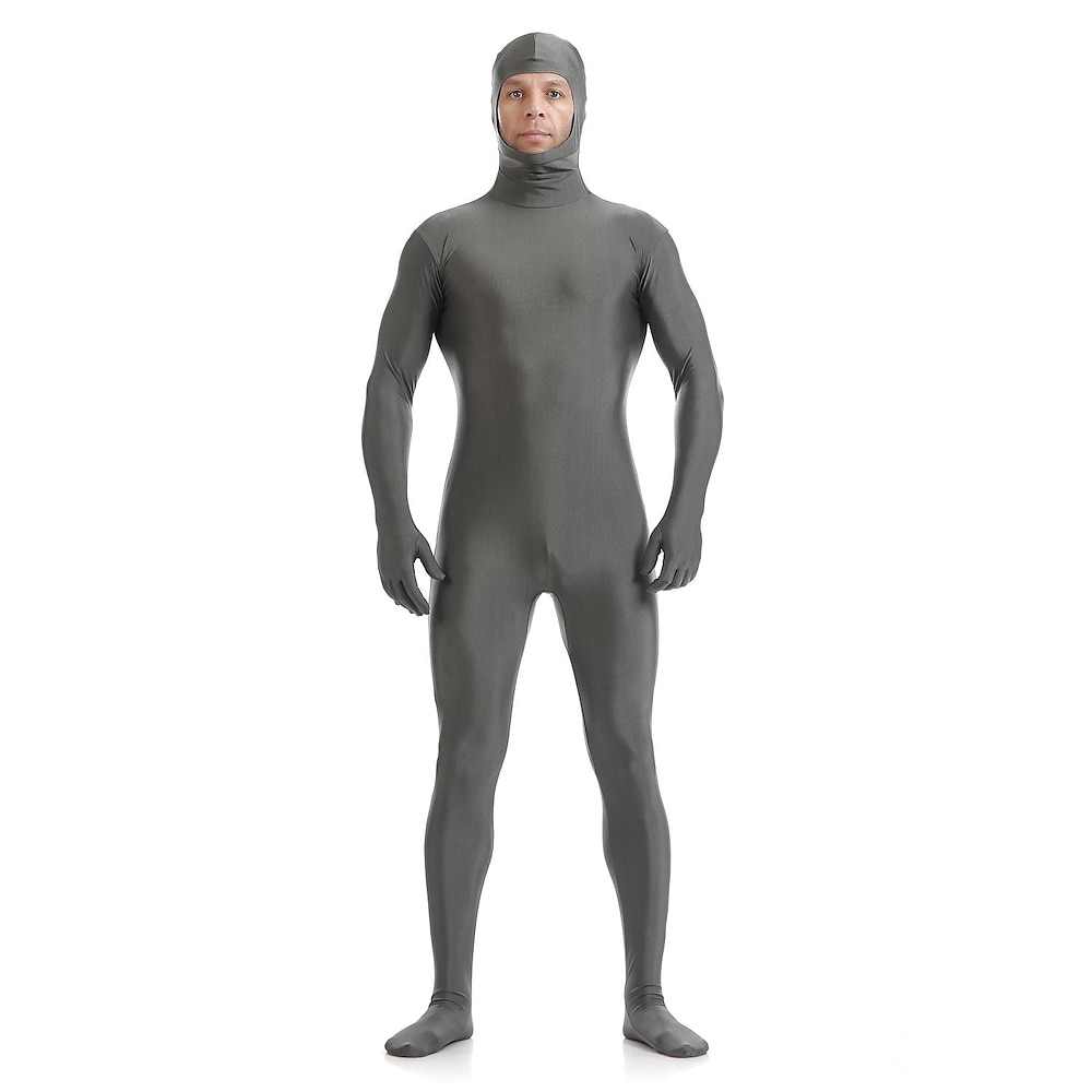 Zentai-Anzüge Hautenger Anzug Ganzkörper Anzug Erwachsene Elasthan Lycra Cosplay Kostüme Geschlecht Herren Damen Einfarbig Halloween / Gymnastikanzug / Einteiler / Zentai Kostüme / Zentai Kostüme Lightinthebox