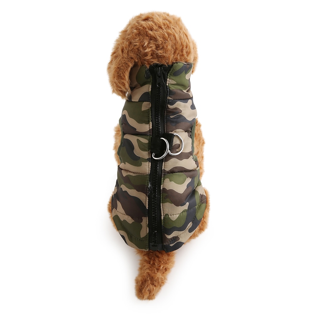 Hund Mäntel Jacke Weste Welpenkleidung Casual Winter Atmungsaktiv Outdoor Hundebekleidung for Heiser Labrador Alaska - Schlittenhund Buldogge Shiba Inu Lightinthebox