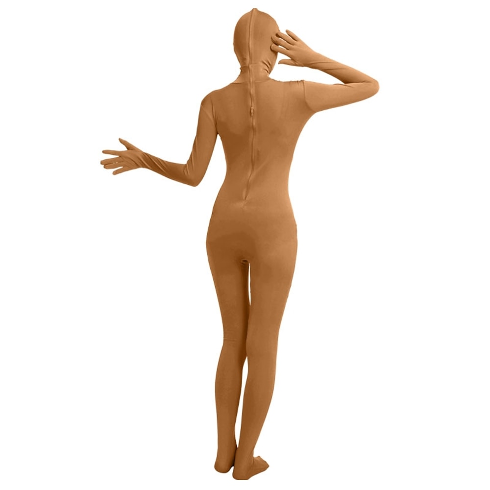 Zentai-Anzüge Catsuit Hautenger Anzug Erwachsene Lycra Cosplay Kostüme Modisch Geschlecht Herren Damen Einfarbig Modisch Karneval Maskerade Lightinthebox