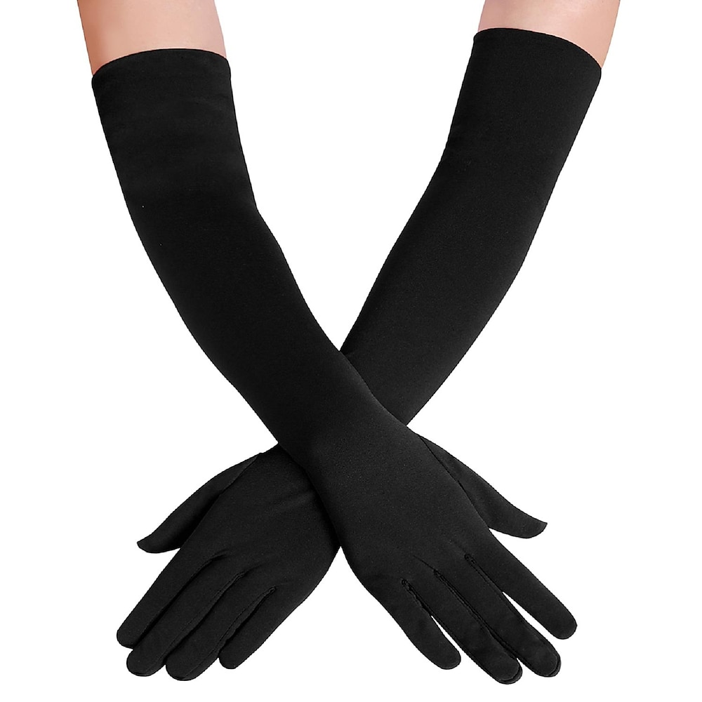 Handschuhe Erwachsene Elasthan Lycra Cosplay Kostüme Damen Einfarbig Weihnachten Karneval Maskerade / Hochelastisch Lightinthebox