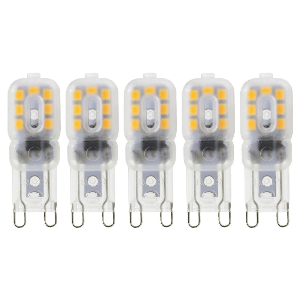 5 stücke 3 watt led bi-pin glühbirne 300 lm g9 14 leds smd 2835 dimmbar 360 grad abstrahlwinkel warm kaltweiß 25 watt halogenäquivalent 220-240 v 110-130 v ce-zertifiziert Lightinthebox