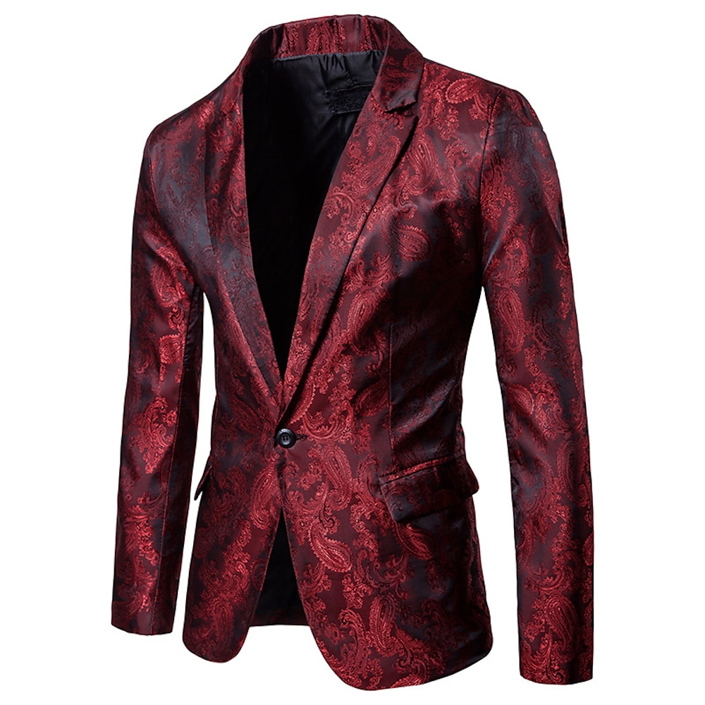 Disko 1980er Smoking Anzüge Blazer Ansteckkragen Blazer Scheibe Herren Pailletten Pailletten Umlegekragen Halloween Karneval Maskerade Party Halloween Klub Erwachsene Smoking Frühling Herbst Lightinthebox