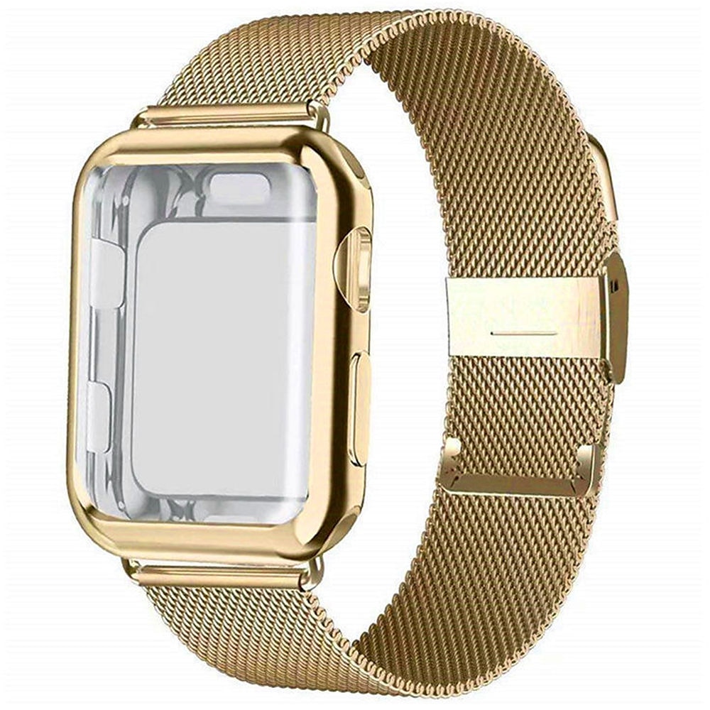 Uhrenarmband für Apple Watch Series 8/7/6/5/4/3/2/1 / SE 45/44/42/41/40/38mm Edelstahl Ersatz Gurt Verstellbar Milanaise Armband Armband Lightinthebox