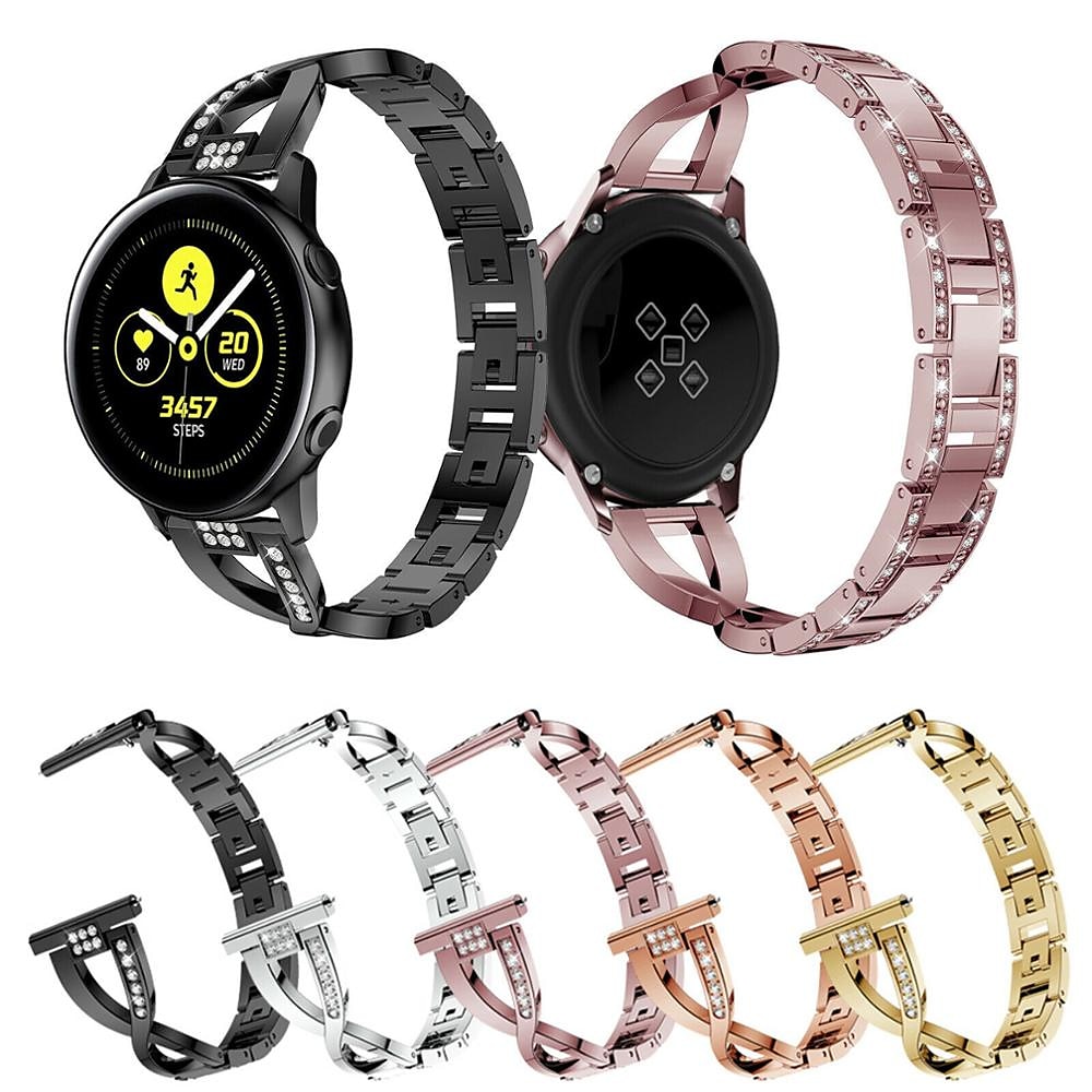 Uhrenarmband für Forerunner 158 255 255S Venu 2S Sq 2 Plus Vivoactive 4S 4 3 Music Vivomove 3S Sport HR Approach S42 S40 S12 Edelstahl Ersatz Gurt Schnellspanner 18 20 22 mm Schmuck Armband Armband Lightinthebox