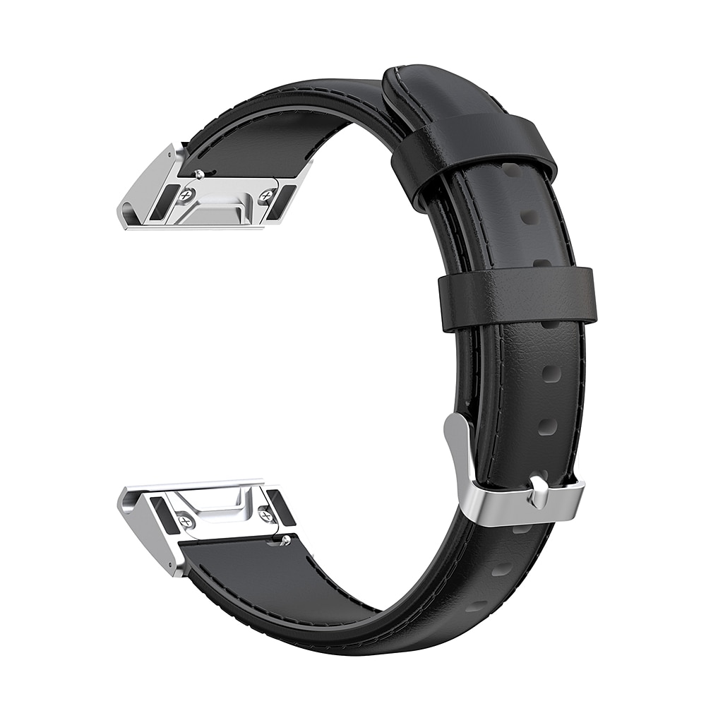 Uhrenarmband für Garmin Fenix 7S / 6S / 5S / 5S Plus Echtes Leder Ersatz Gurt Lederschlaufe Geschäftsband Armband Lightinthebox