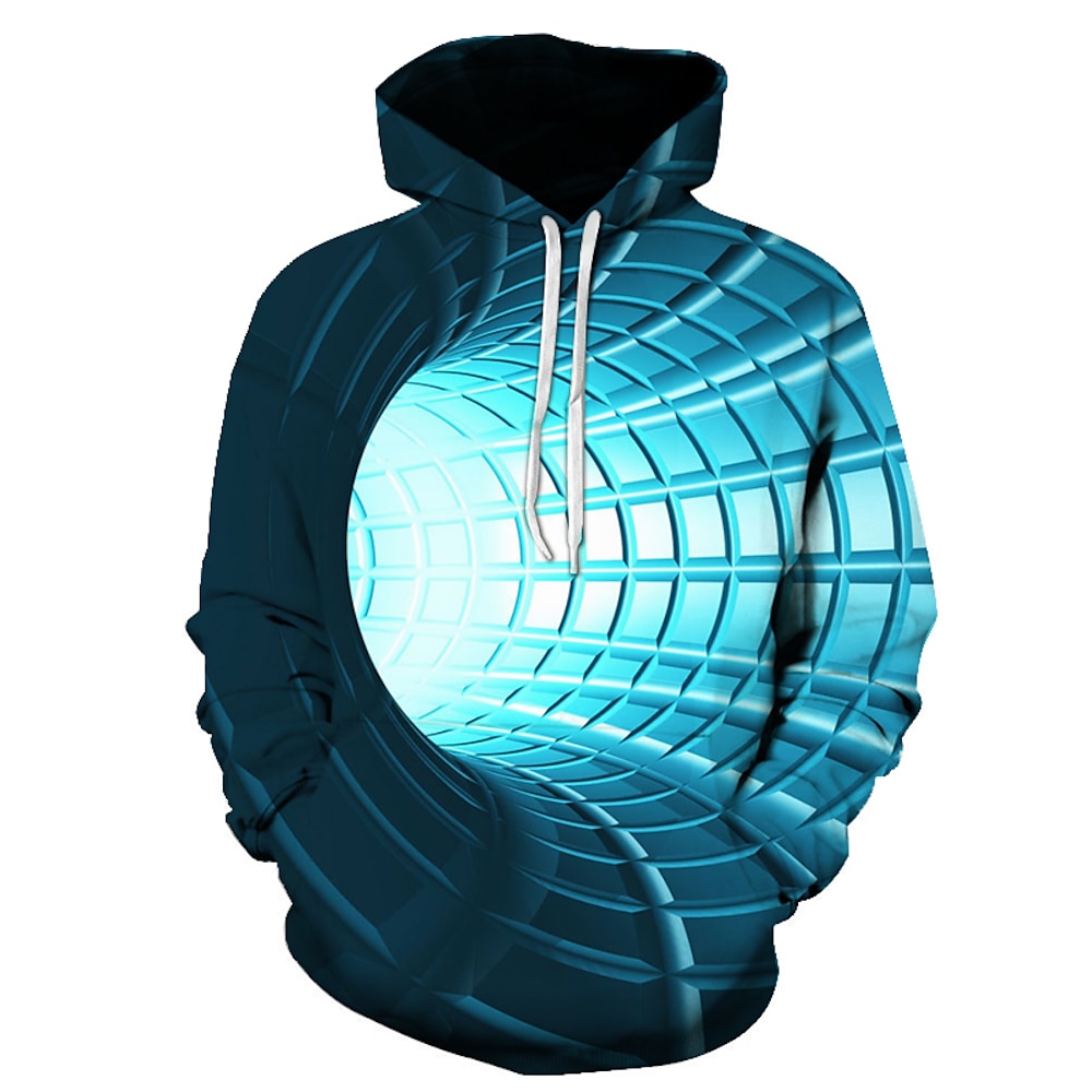 Herren Graphic 3D-Druck Hoodie Sweatshirt Kapuze Hoodies Pullover Hoodie Sweatshirt Kapuze Langarm Sweatshirt mit Kapuze Mit Kapuze Basic 3D-Druck Täglich Gelb Rote Designer Lightinthebox