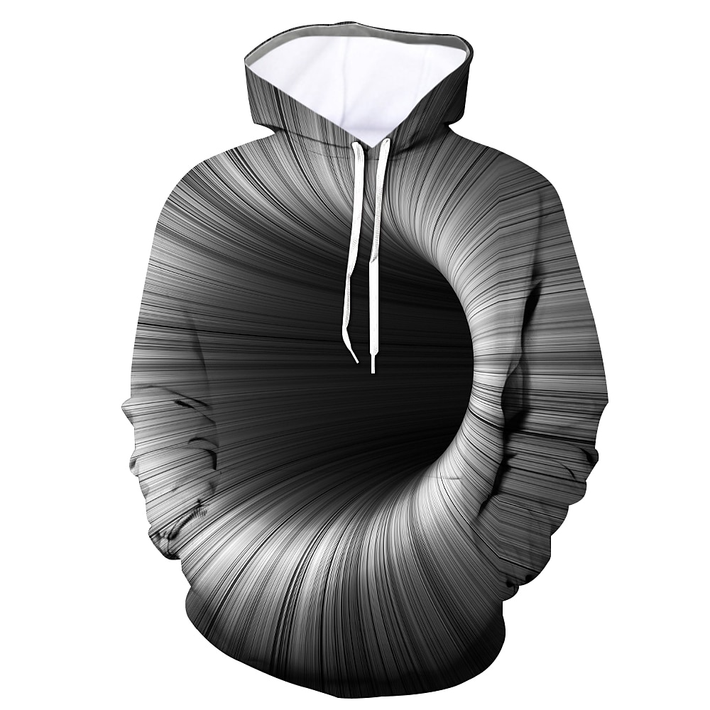 Herren Graphic Hoodie Sweatshirt Kapuze Hoodies Pullover Hoodie Sweatshirt Kapuze Langarm Sweatshirt mit Kapuze Mit Kapuze Brautkleider schlicht 3D-Druck Täglich Ausgehen Schwarz Gelb Designer Lightinthebox