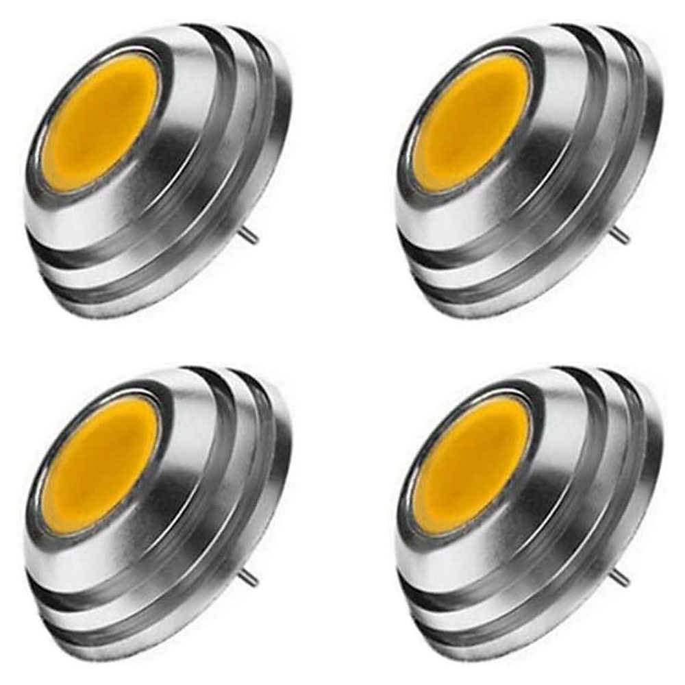 4 stücke g4 super helles ufo regenschirmförmiges downlight führte g4 licht mini maisbirne dc12v cob led high power tube 25x18mm Lightinthebox