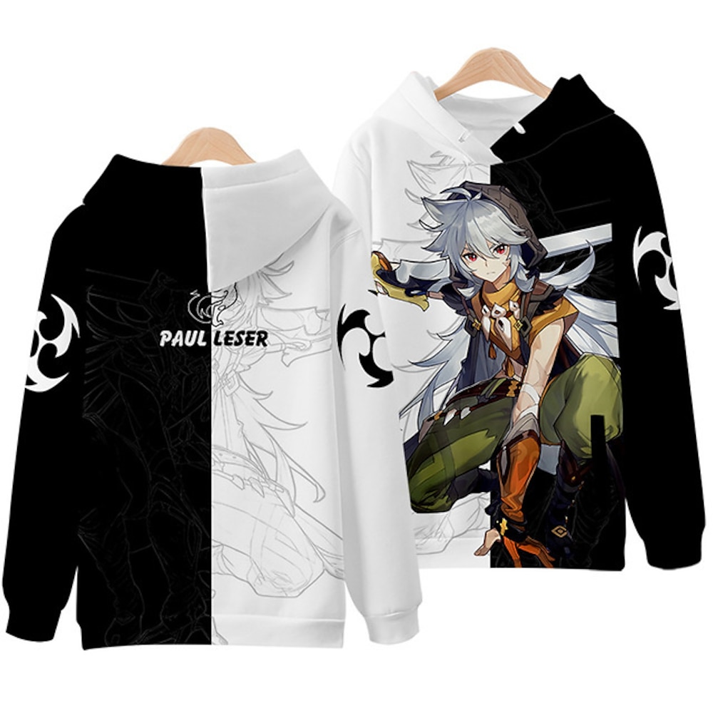 Genshin-Einschlag Cosplay Anime Zeichentrick Manga 3D Harajuku Grafik Kawaii Für Herren Damen Erwachsene Zurück zur Schule 3D-Druck Lightinthebox