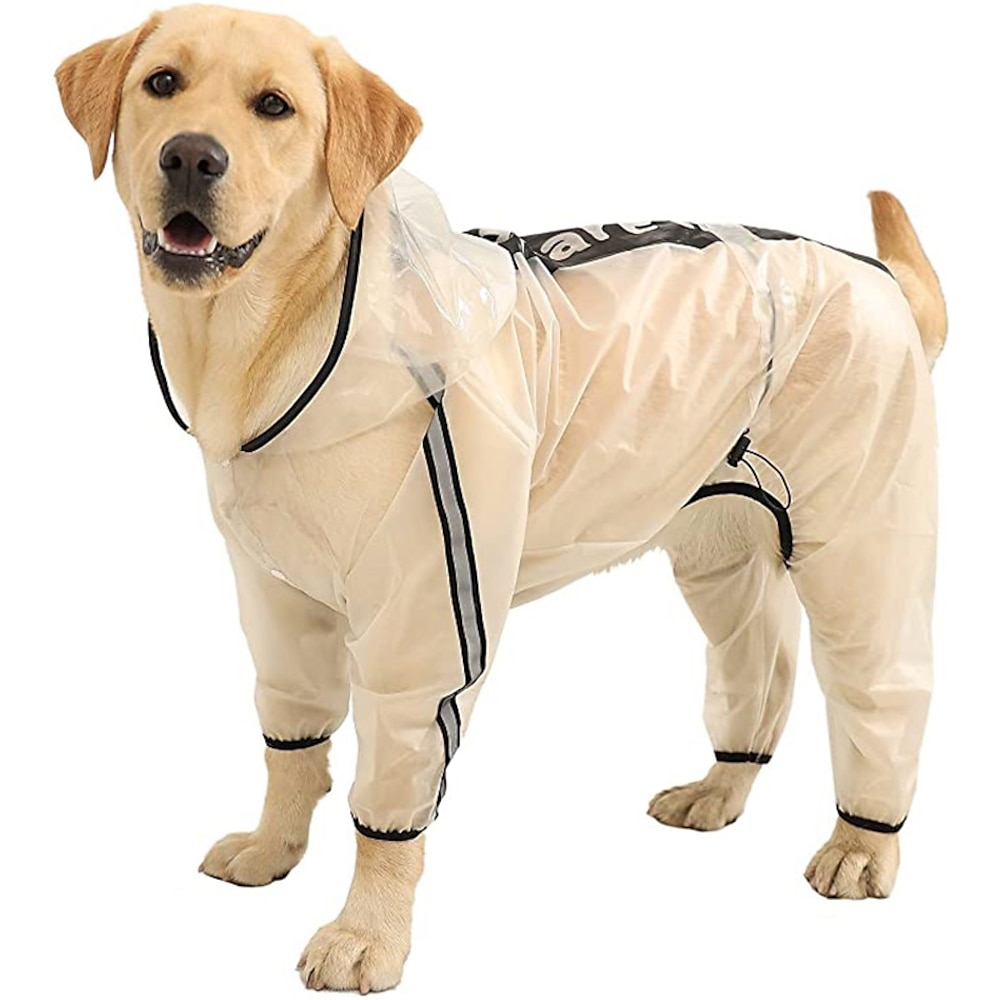 Hunde Katzen Regenmantel Regenjacke Brautkleider schlicht Frühling, Herbst, Winter, Sommer Reflektierend Wasserdicht Komfortabel Outdoor Casual Hundebekleidung for Corgi Schnauzer Pudel Small Lightinthebox