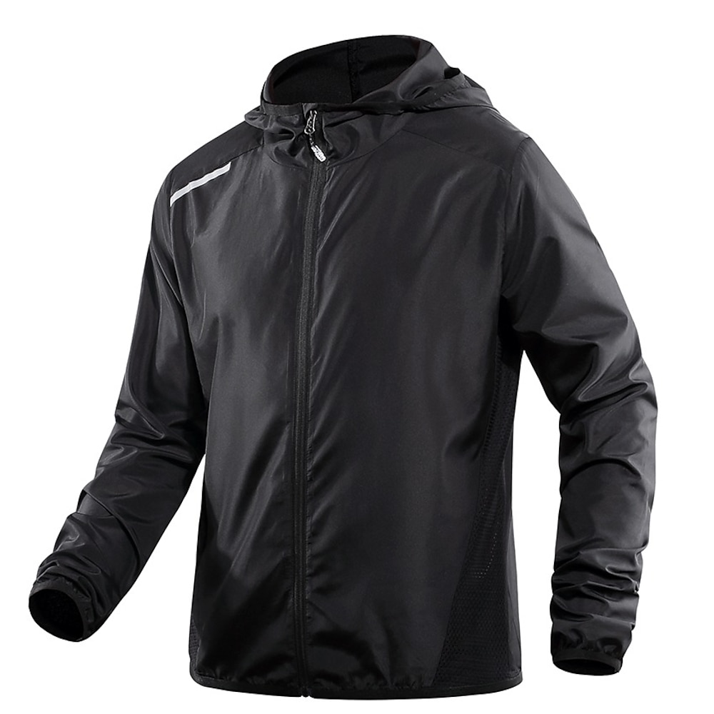 Herren Fahrradjacke Radjacke Windschutz Windundurchlässig Atmungsaktiv Rasche Trocknung Feuchtigkeitsabsorbierend Fahhrad Jacke Windbreaker Windjacke MTB Mountain Rennrad Radfahren in der Stadt Wei Lightinthebox