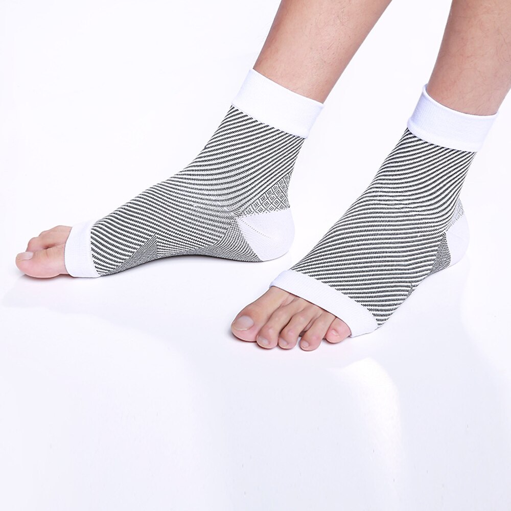 Plantarfasziitis-Socken Fußgewölbe-Knöchelstütze, 20-30 mmhg Fußkompressionsmanschetten lindern Schwellungen, Fersensporn, verbessert die Durchblutung, besser als Nachtschiene zum Wandern, Laufen von Lightinthebox